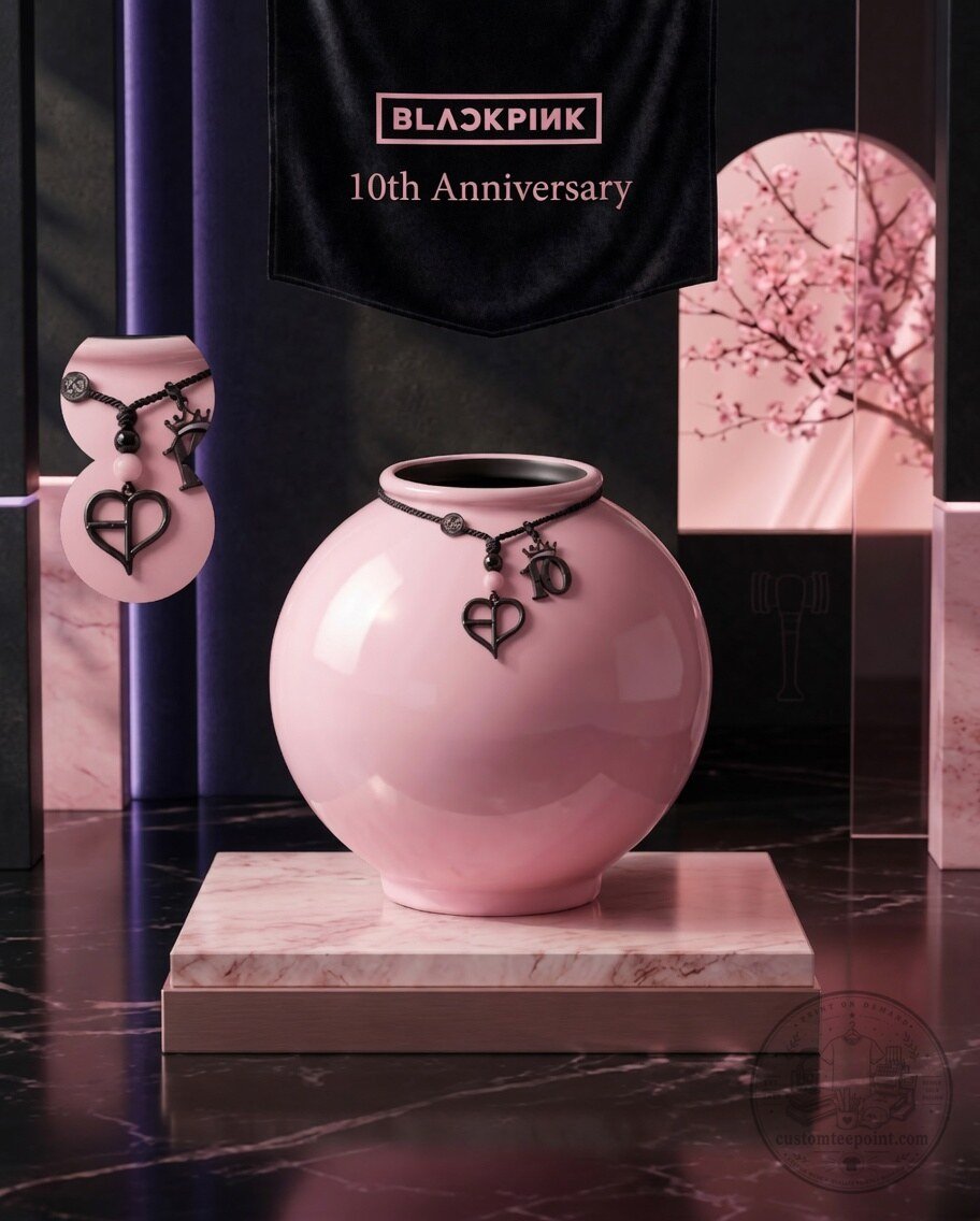 BLACKPINK 10th Anniversary HERITAGE COLLECTION Pink Moon Jar
