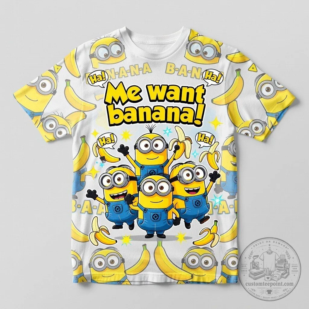 Minions Banana Graphic Tee