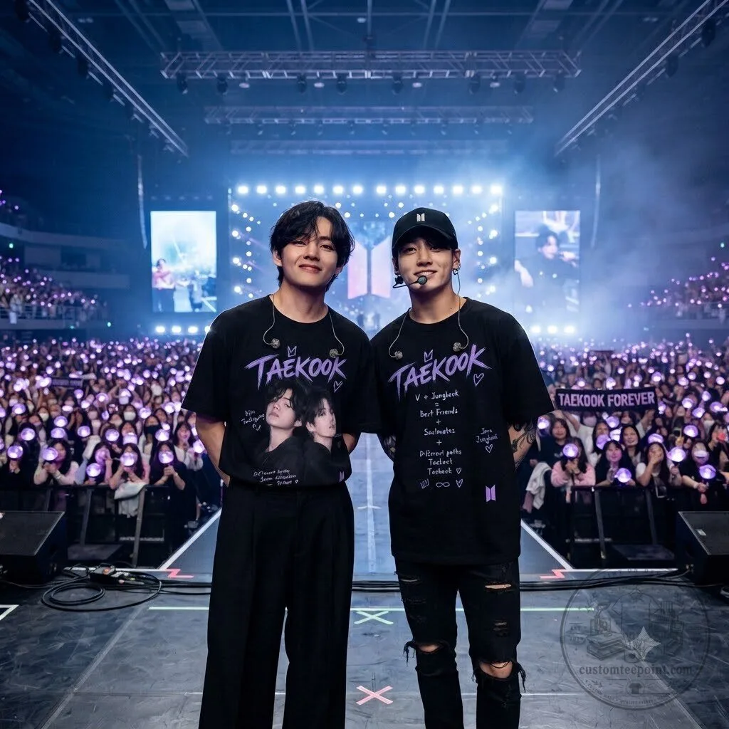 BTS Taekook Merchandise T-Shirt 3 BTS Taekook Merchandise T-Shirt